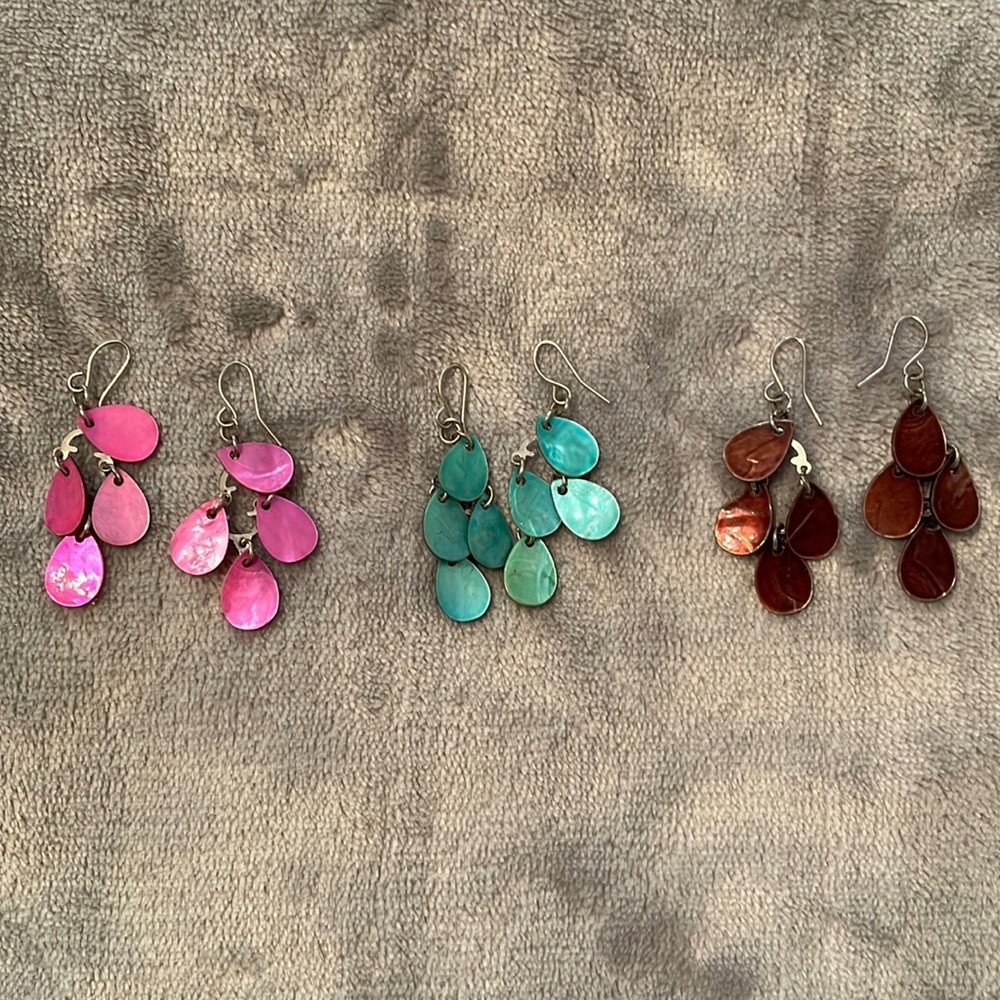 🚚3 sets of earrings